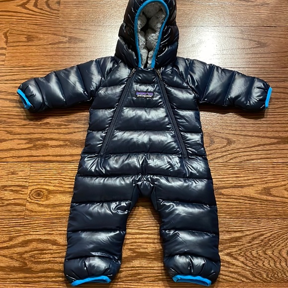 Patagonia Other - PATAGONIA baby infant Hi-Loft down sweater bunting / puffer SOFTEST snowsuit NB